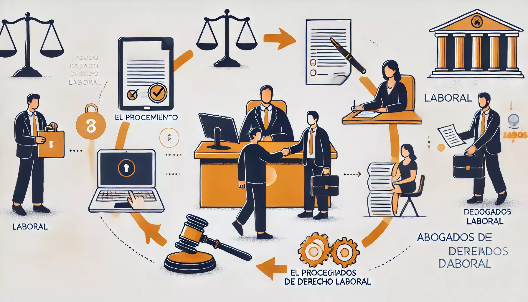 Proceso laboral con abogados derecho laboral