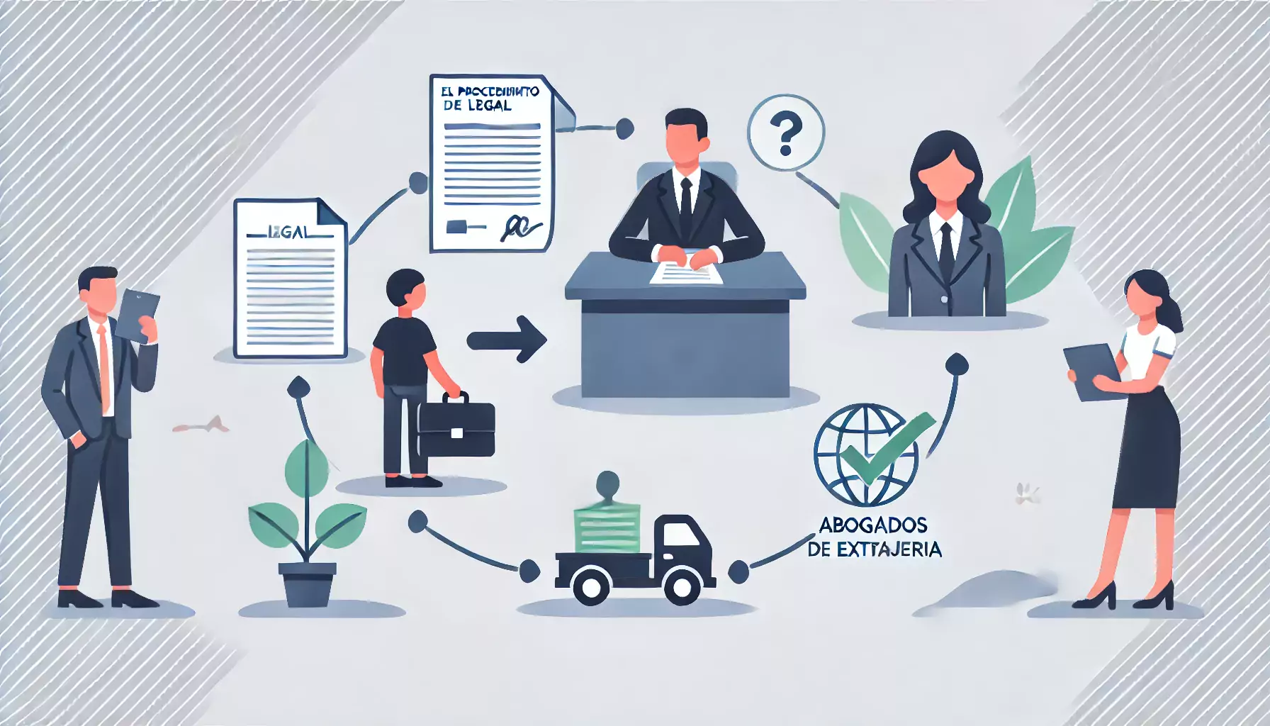 Proceso con abogados de extranjeria