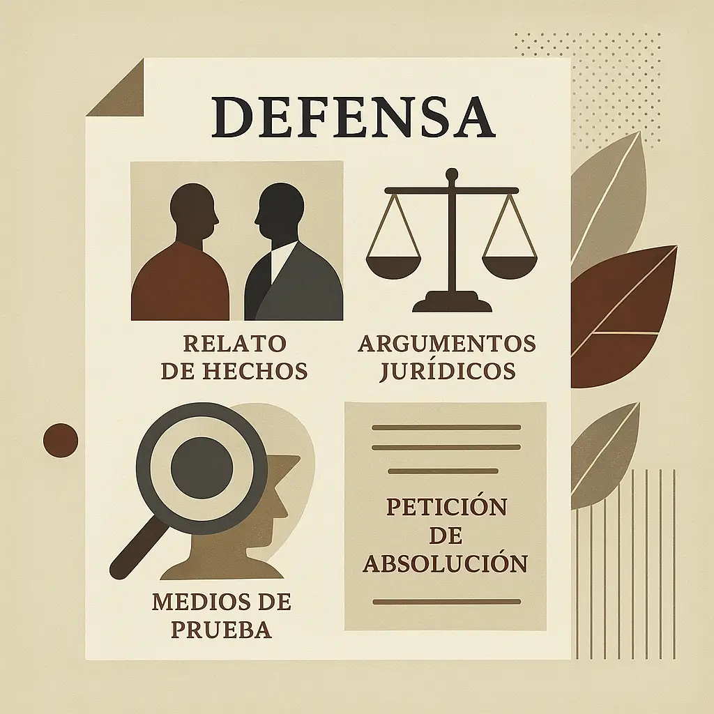Escrito de defensa