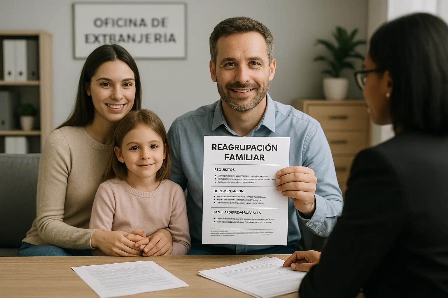 Reagrupación familiar en régimen general